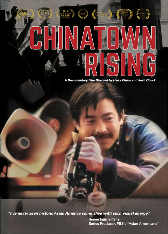 Theatrical poster of "Chinatown Rising."