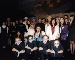 Cast and crew from the play "Dragonwings."